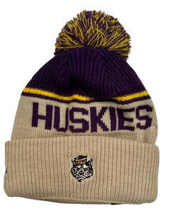 Washington Huskies New Era Heavy Knit Beanie