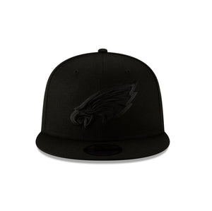 Philadelphia Eagles Double Black New Era 9Fifty 950 Snapback Cap