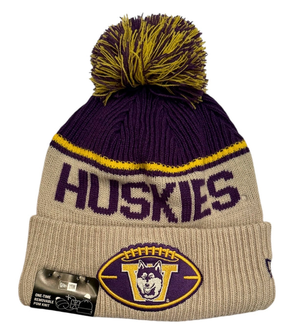 Washington Huskies New Era Heavy Knit Beanie