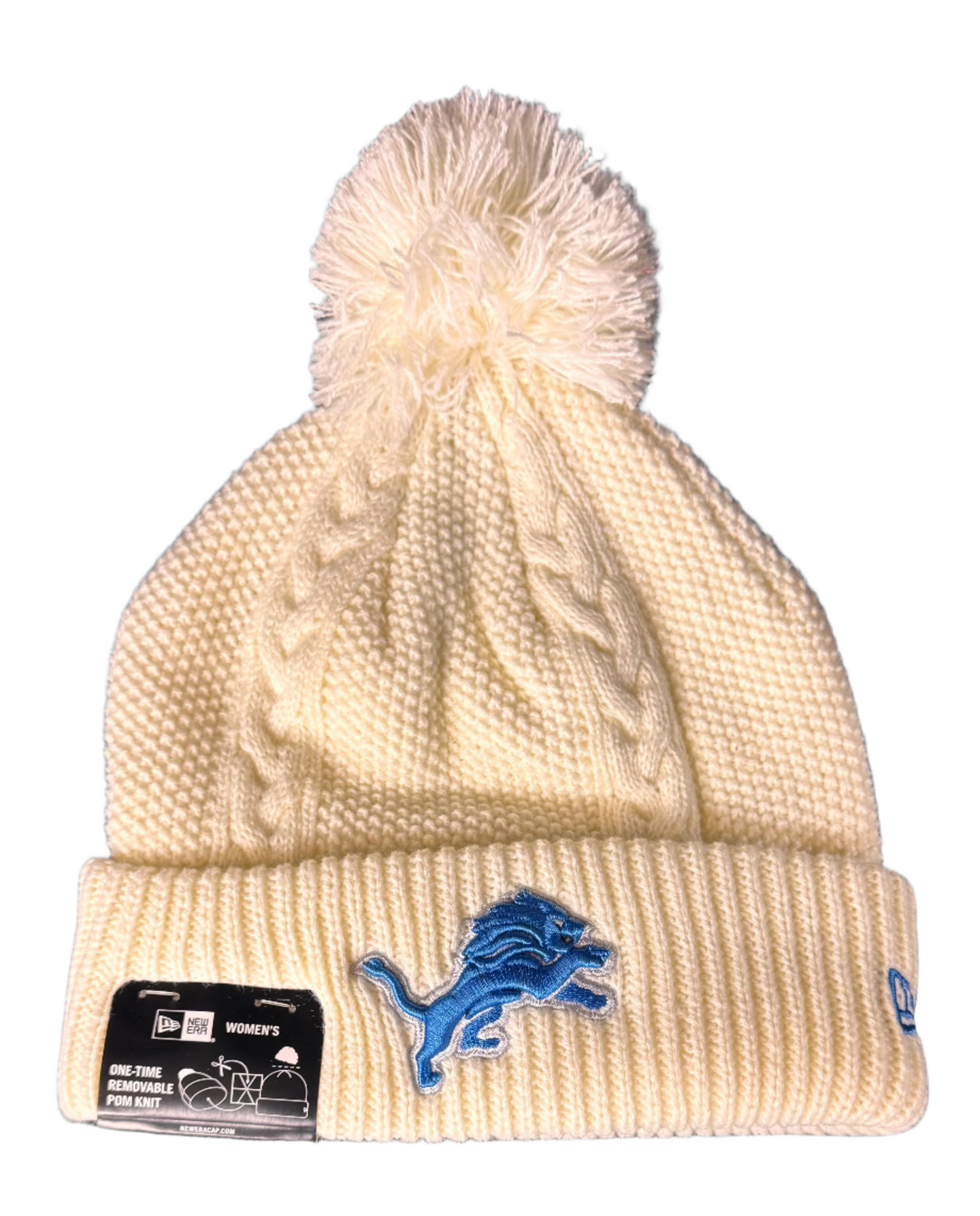 Detroit Lions Cuffed New Era Knit Beanie