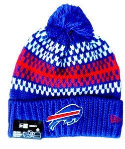 Buffalo Bills New Era Pom Knit Beanie