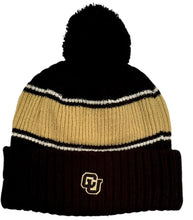 Load image into Gallery viewer, Colorado Buffaloes Puffed Up 3D Logo New Era Heavy Knit Beanie