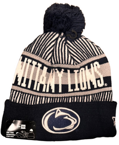 Penn State Nittany Lions New Era Pom Knit Beanie