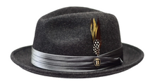 Load image into Gallery viewer, Giovanni Felt Fedora Dress Crushable Hat by Bruno Capelo