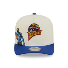 Load image into Gallery viewer, Golden State Warriors New Era Hardwood Collection 9Fifty 950 Curved Bill Snapback Cap