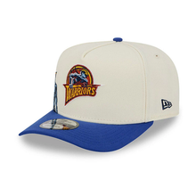 Load image into Gallery viewer, Golden State Warriors New Era Hardwood Collection 9Fifty 950 Curved Bill Snapback Cap