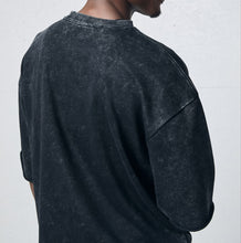 Load image into Gallery viewer, Graphic Rhinestone Crop Tee - Behold # T2607
