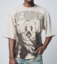 Load image into Gallery viewer, Graphic Rhinestone Crop Tee - Behold # T2607
