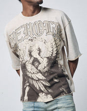 Load image into Gallery viewer, Graphic Rhinestone Crop Tee - Behold # T2607