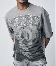 Load image into Gallery viewer, Graphic Rhinestone Crop Tee - Behold # T2607