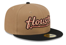 Load image into Gallery viewer, Houston Astros Classic 8 Bit Woodwork 59Fifty 5950 New Era Fitted Cap