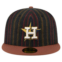 Load image into Gallery viewer, Houston Astros 50th Anniverseray Side patch Vintage Herringbone 59Fifty 5950 New Era Fitted Cap
