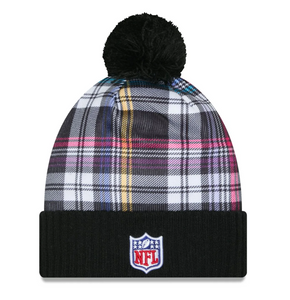 Houston Texans Crucial Catch New Era Pom Knit Beanie