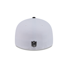 Load image into Gallery viewer, Houston Texans 59Fifty White &amp; Black Pre-Curved Bill 5950 New Era Fitted Cap
