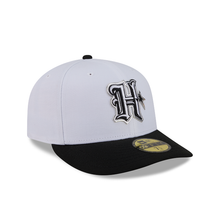 Load image into Gallery viewer, Houston Texans 59Fifty White &amp; Black Pre-Curved Bill 5950 New Era Fitted Cap