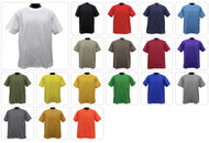 Plain Crew Neck T-Shirt by IBS IN 20 Colors # TEE501 - Sizes Small to 10X