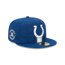 Load image into Gallery viewer, Indianapolis Colts New Era Sideline 59Fifty 5950 Fitted Cap