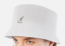 Load image into Gallery viewer, Kangol Tropic Bin Bucket Hat in Black &amp; White Colors # K3299HT  # K3299