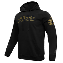 Load image into Gallery viewer, Kansas City Chiefs Black &amp; Gold Pro Standard Hoodie