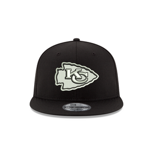 Kansas City Chiefs New Era 9Fifty 950 Snapback Black & White Cap