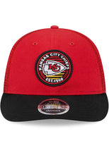 Load image into Gallery viewer, Kansas City Chiefs New Era 9Fifty 950 Low Profile Trucker Snapback Cap