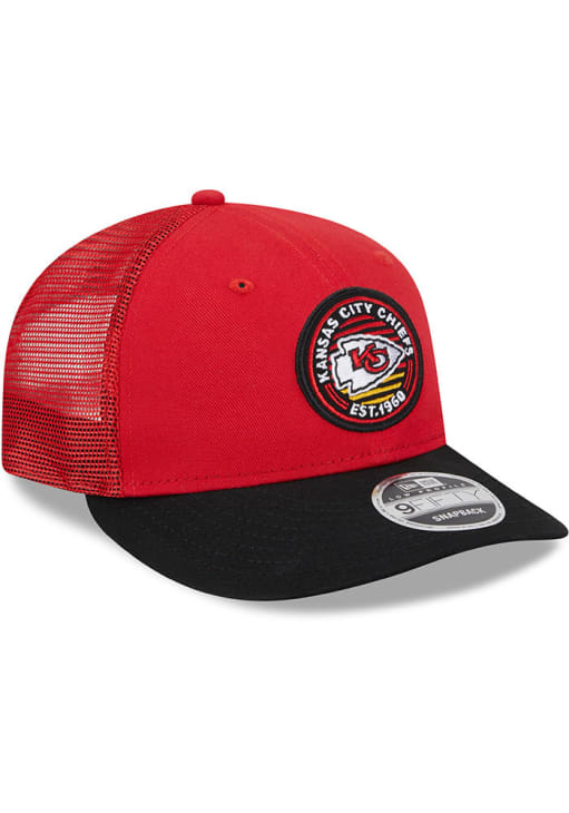 Kansas City Chiefs New Era 9Fifty 950 Low Profile Trucker Snapback Cap