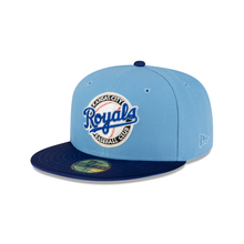 Load image into Gallery viewer, Kansas City Royals New Era 59Fifty 50th Anniversary Side Patch Fitted Cap