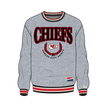 Load image into Gallery viewer, Kansas City Chiefs Pullover Gray New Era Sweatshirt