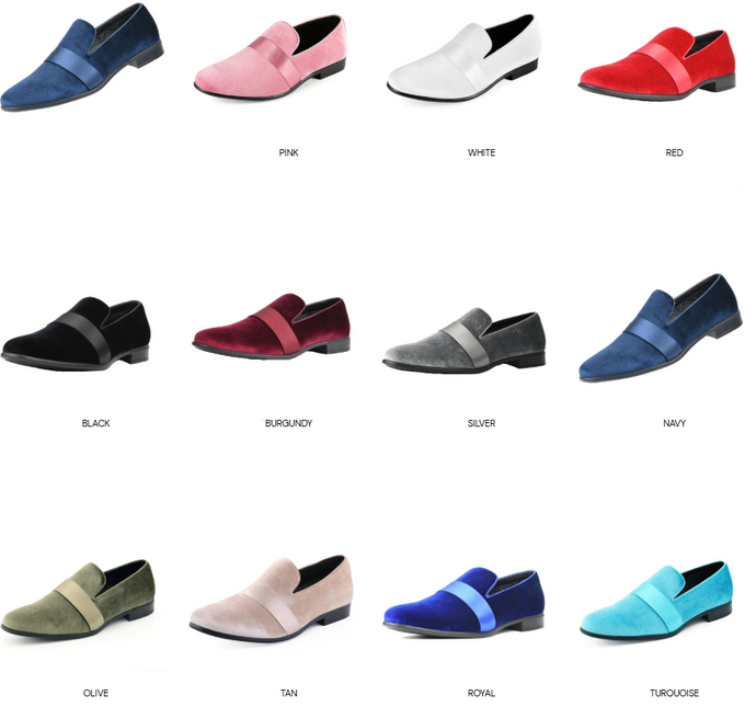 Elegant & Sophisticated Smoker Slip-on Dress Shoe in 11 colors Knight
