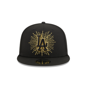 Los Angeles LA Dodgers 9FIFTY 950 Metallic Black with Gold New Era Snapback Hat