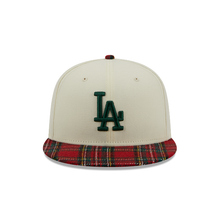 Load image into Gallery viewer, Los Angeles LA Dodgers New Era 9Fifty 950 Plaid Visor Snapback Cap