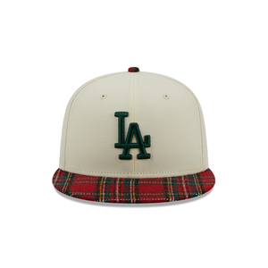 Los Angeles LA Dodgers New Era 9Fifty 950 Plaid Visor Snapback Cap