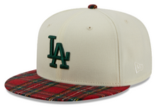 Load image into Gallery viewer, Los Angeles LA Dodgers New Era 9Fifty 950 Plaid Visor Snapback Cap