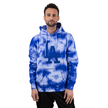 Load image into Gallery viewer, Los Angeles LA Dodgers New Era Tie Dye Fleece Pullover Hoodie