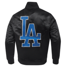 Load image into Gallery viewer, Los Angeles Dodgers World Series Big Logo Satin Pro Standard Jacket