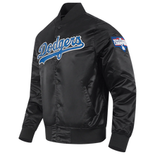 Load image into Gallery viewer, Los Angeles Dodgers World Series Big Logo Satin Pro Standard Jacket