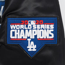 Load image into Gallery viewer, Los Angeles Dodgers World Series Big Logo Satin Pro Standard Jacket