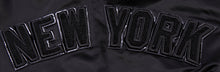 Load image into Gallery viewer, New York Yankees Triple Black Pro Standard Satin Jacket