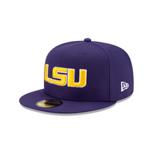 Load image into Gallery viewer, LSU Louisiana Tigers New Era 59Fifty 5950 Fitted Cap