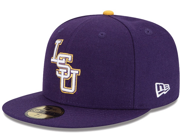 LSU Louisiana Tigers New Era 59Fifty 5950 Fitted Cap