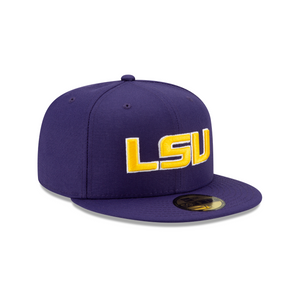 LSU Louisiana Tigers New Era 59Fifty 5950 Fitted Cap