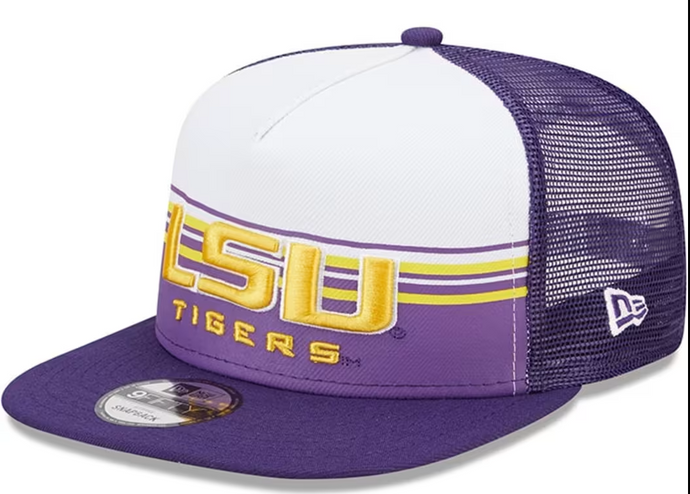 LSU Tigers New Era 9Fifty 950 Trucker Snapback Cap - Louisiana State University