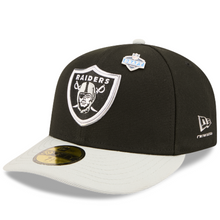 Load image into Gallery viewer, Las Vegas Raiders New Era 59fifty 5950 Curved Bill 2026 Draft Fitted Hat