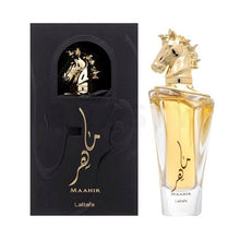 Load image into Gallery viewer, Lattafa Maahir 3.4 FL OZ / 100 ML Eau De Parfum Spray Unisex