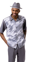 Load image into Gallery viewer, Leisure Two Piece Shirt &amp; Pants Classic Walking Set 2404