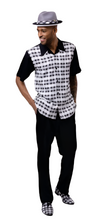 Load image into Gallery viewer, Leisure Two Piece Shirt &amp; Pants Classic Walking Set 2406