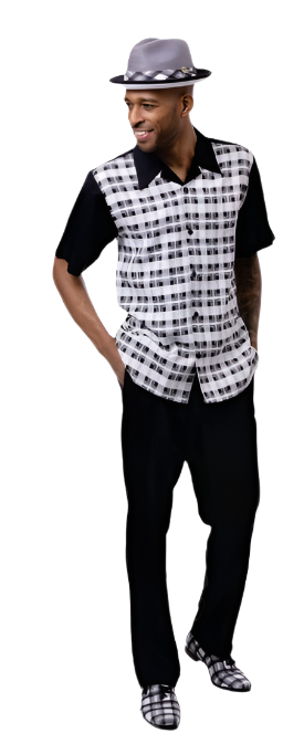Leisure Two Piece Shirt & Pants Classic Walking Set 2406