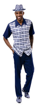 Load image into Gallery viewer, Leisure Two Piece Shirt &amp; Pants Classic Walking Set 2406