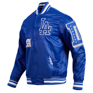 Los Angeles Dodgers Old English Rib Satin Pro Standard Jacket