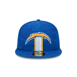 Los Angeles Chargers New Era 59Fifty 5950 Sideline Fitted Cap Blue